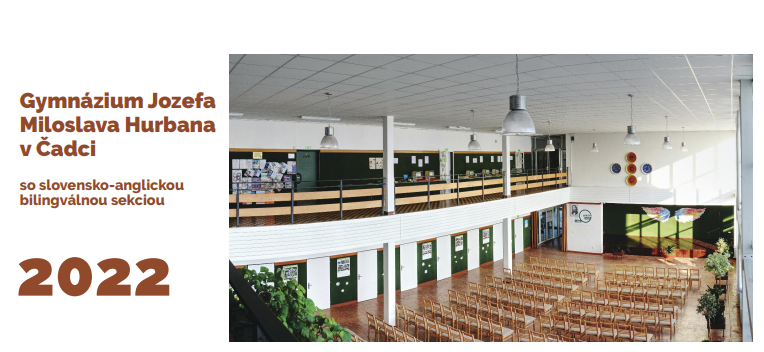 Kalendár Gymnázia Jozefa Miloslava Hurbana v Čadci pre rok 2022